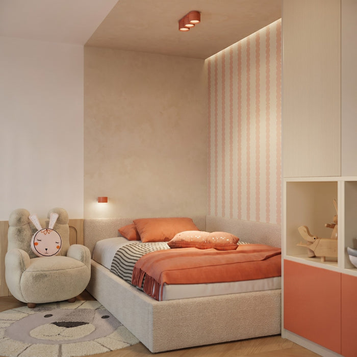 SOLLUX SL.2452 Plafón MODO 3 ocre rojo Gx53