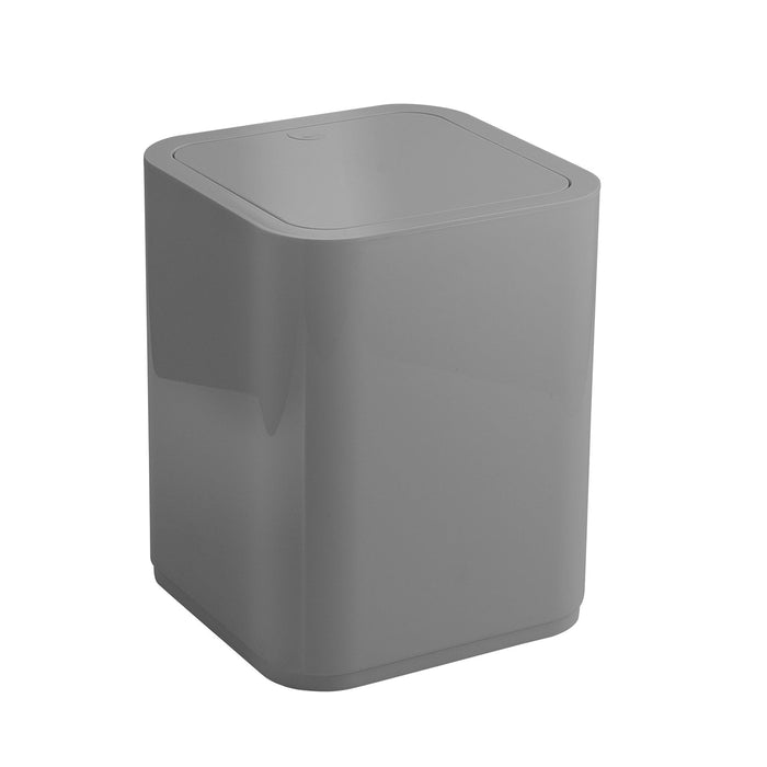 GEDY 63090800900 SEVENTY Papelera Con Tapa 8 Litros Gris