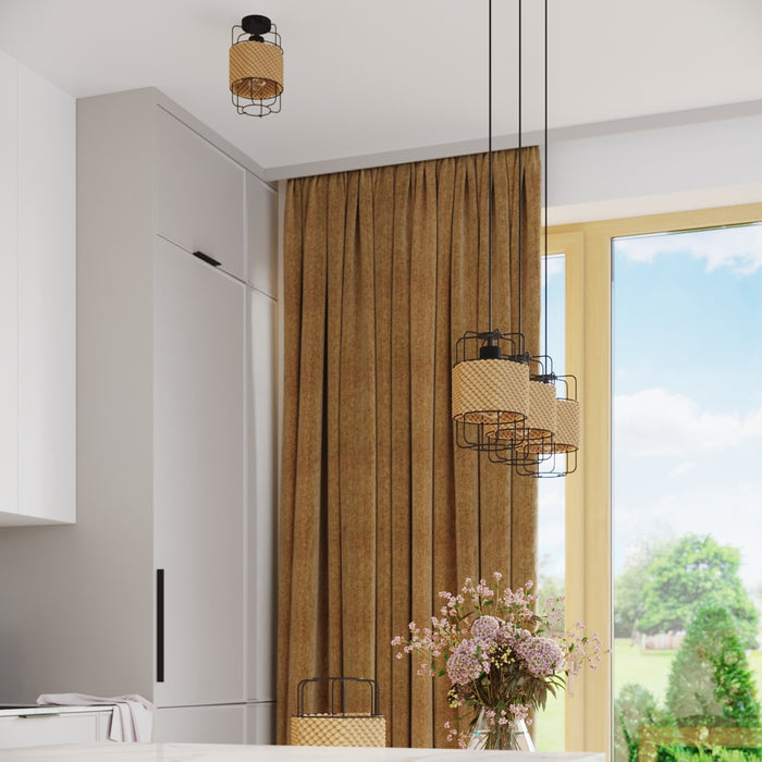 SOLLUX SL.1302 GIZUR Lámpara de Escritorio E27 Negro/Cordón