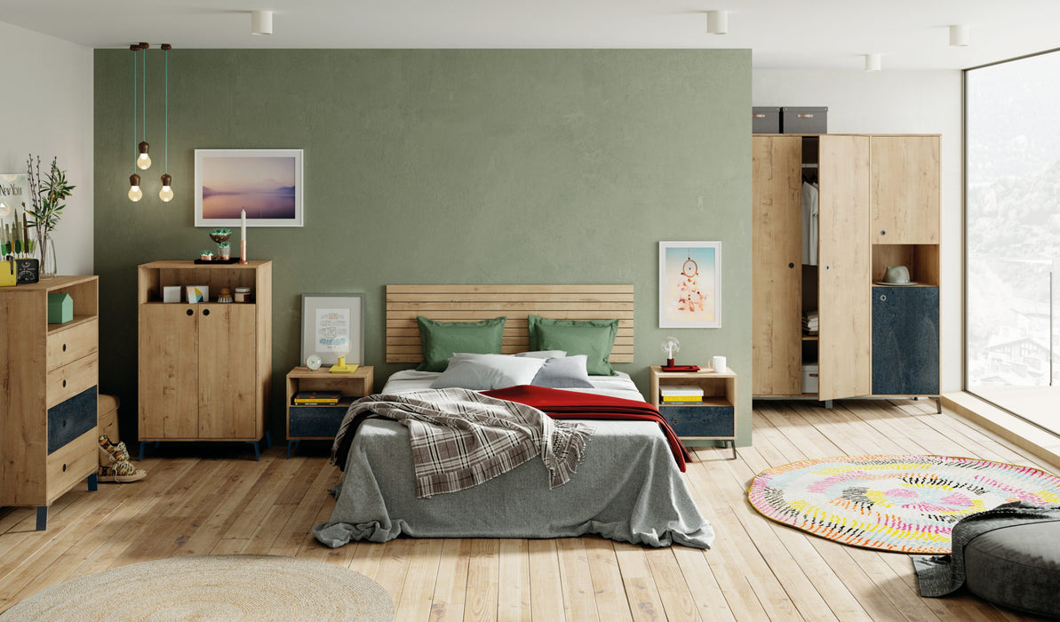 PITARCH FURNITURE Camila Oak Gold Side Table