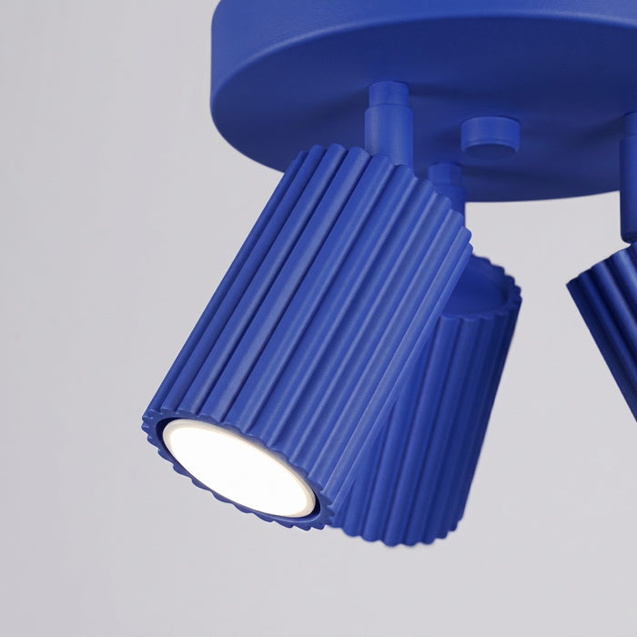 SOLLUX SL.2323 Plafón KARBON 3P ultramarino