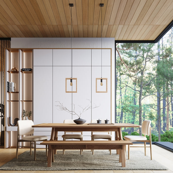 SOLLUX SL.1310 ARIES Lámpara Colgante Madera Natural