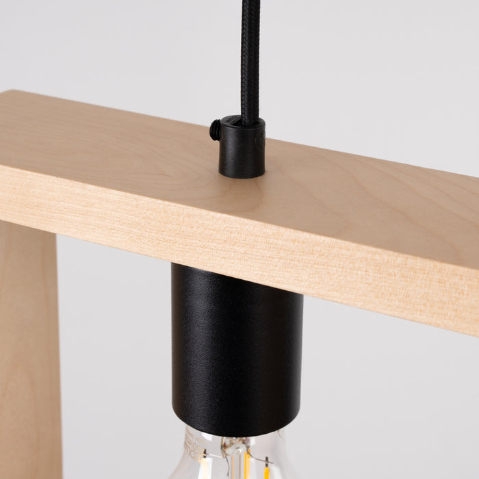 SOLLUX SL.1310 ARIES Lámpara Colgante Madera Natural