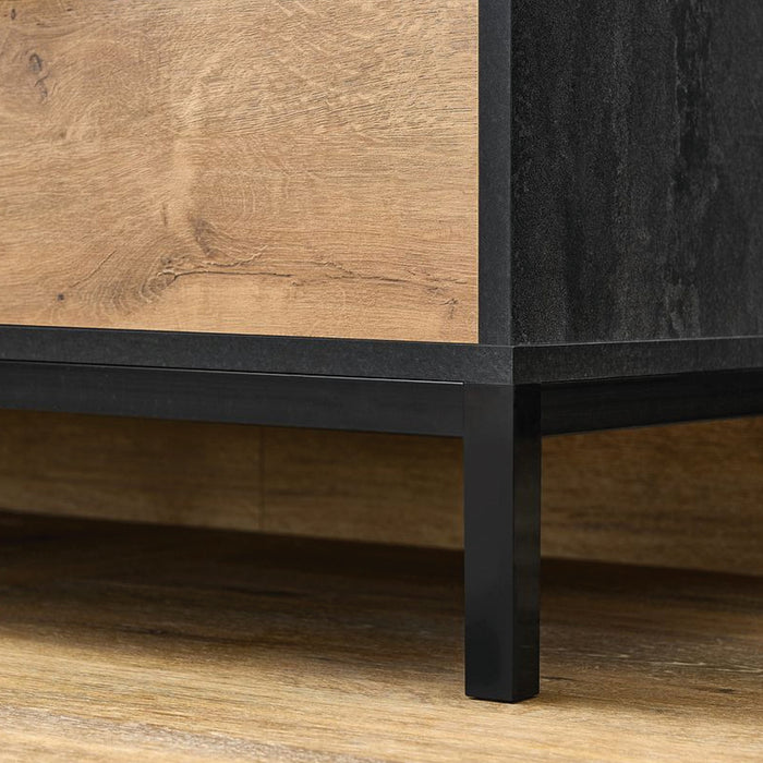 MUEBLES PITARCH Mueble de Lavabo Sena Imitación mármol/Roble Gold