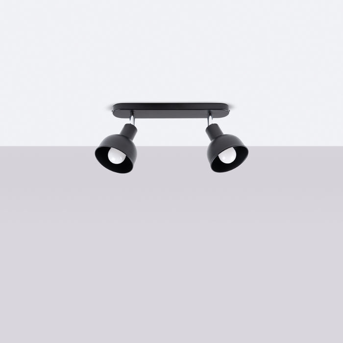 SOLLUX SL.1317 ELBA Lámpara de Techo 2 Negro