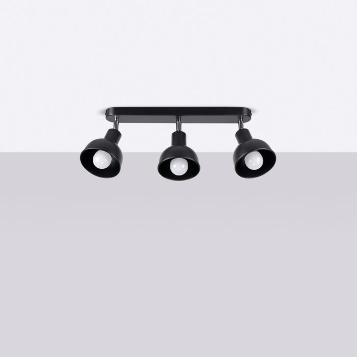 SOLLUX SL.1318 ELBA Lámpara de Techo 3 Negro