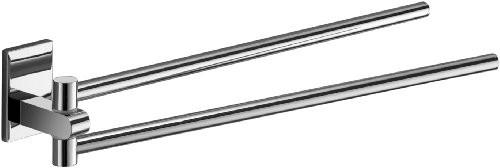 GEDY 78231300100 Toallero 2 Barras Maine Cromo