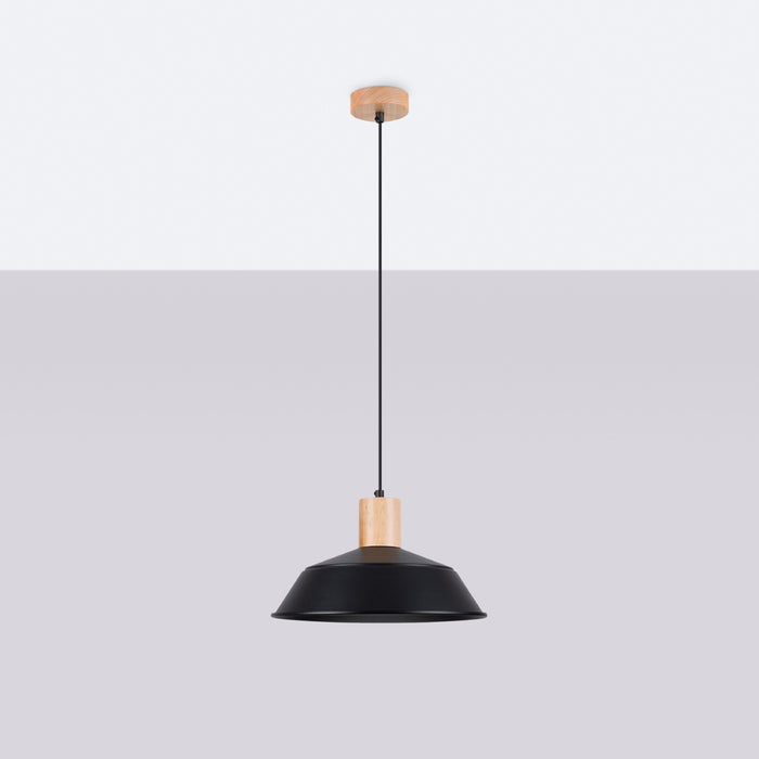 SOLLUX SL.1322 FANO Lámpara Colgante Negro