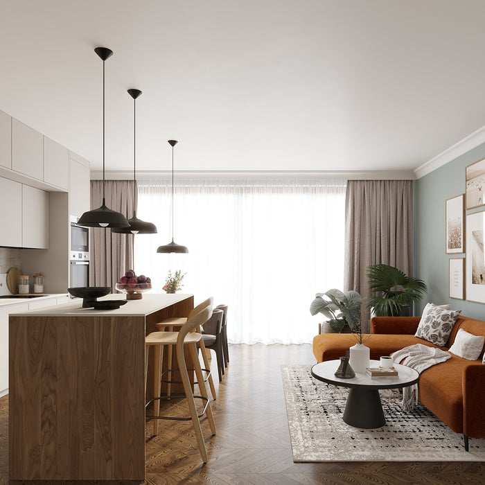 SOLLUX SL.1328 FRIKA Lámpara Colgante Negro