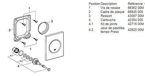 GROHE 38 804 SH0 Nova COSMOPOLITAN Fluxor