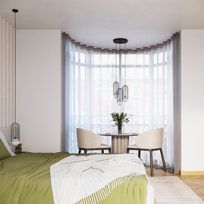 SOLLUX SL.1332 BRINA Lámpara Colgante 1 Negro