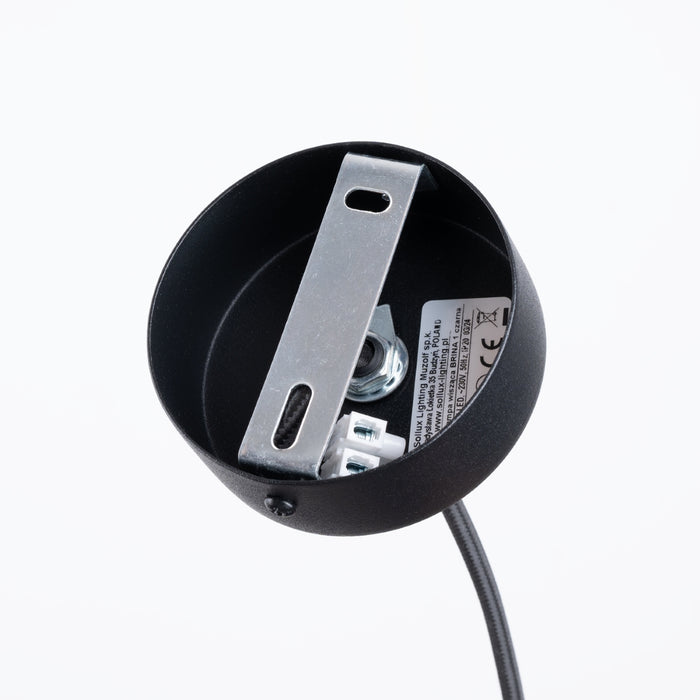 SOLLUX SL.1332 BRINA Lámpara Colgante 1 Negro