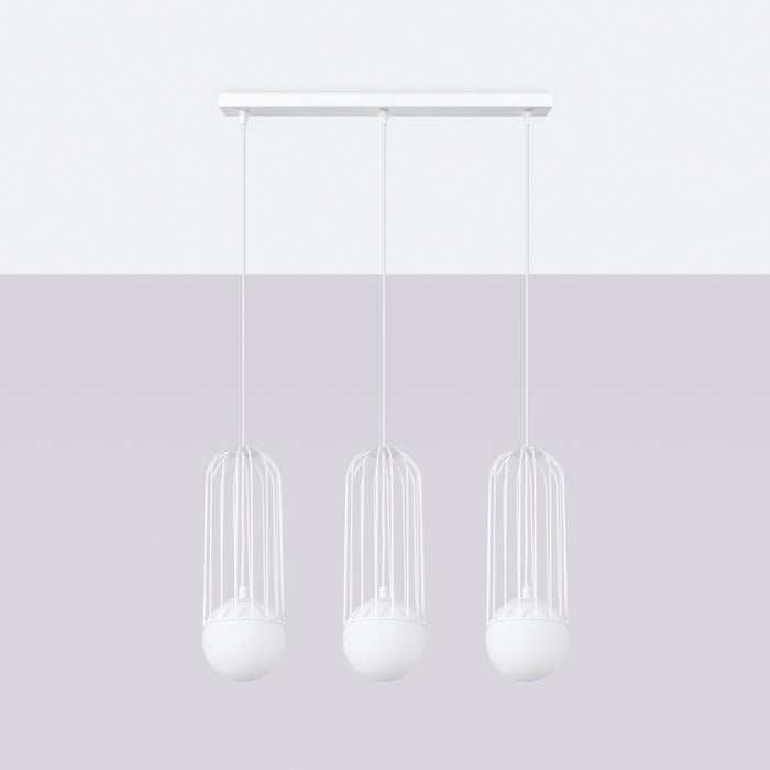 SOLLUX SL.1333 BRINA Lámpara Colgante 3L Blanco