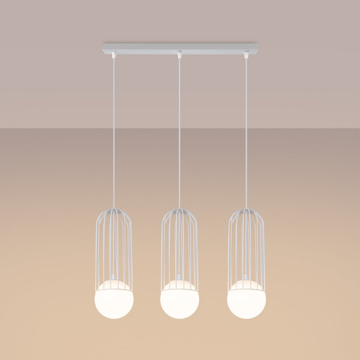SOLLUX SL.1333 BRINA Lámpara Colgante 3L Blanco
