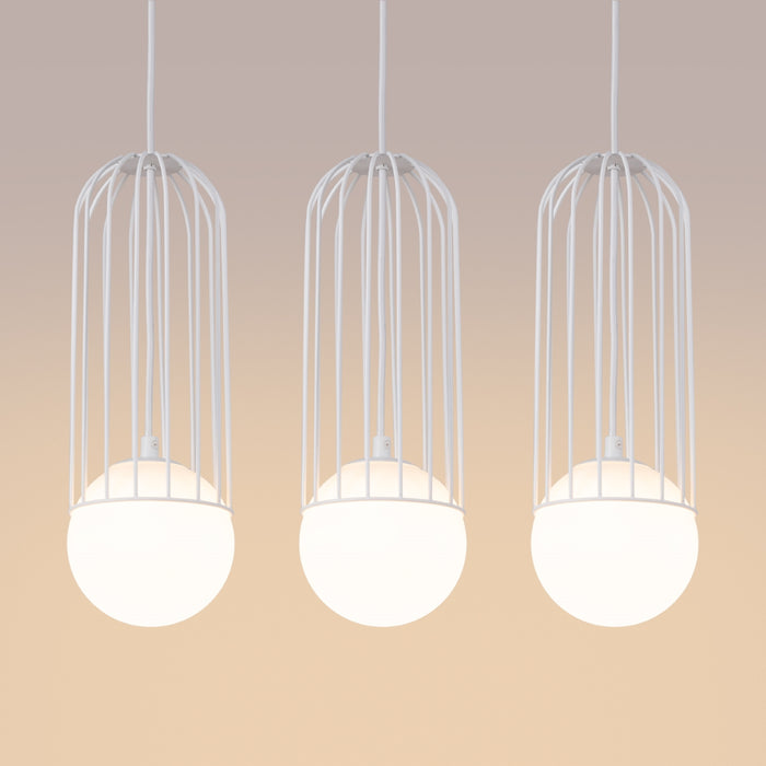 SOLLUX SL.1333 BRINA Lámpara Colgante 3L Blanco