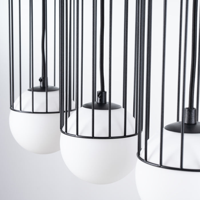 SOLLUX SL.1334 BRINA Lámpara Colgante 3L Negro