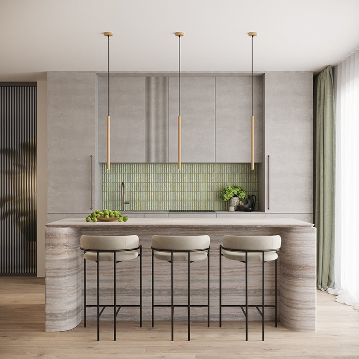 SOLLUX SL.1342 ARCHE Lámpara Colgante 3P Oro