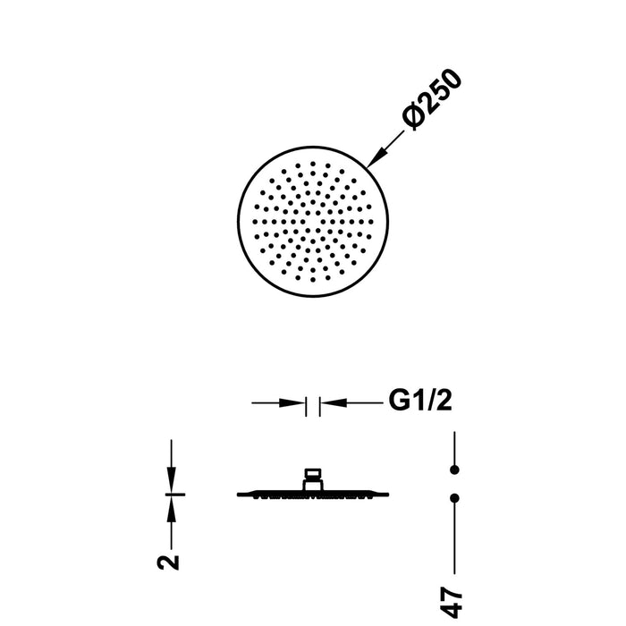 TRES 134315003 COMPLEMENTOS DE DUCHA Rociador De Ducha Color Cromo