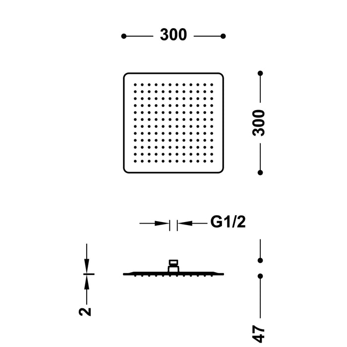 TRES 134315006 COMPLEMENTOS DE DUCHA Rociador De Ducha Color Cromo