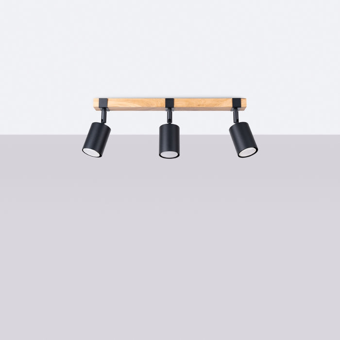 SOLLUX SL.1345 FAGER Lámpara de Techo 3 Negro