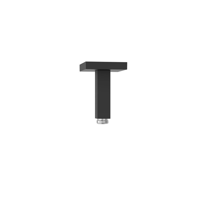 TRES 13452202NM SHOWER ACCESSORIES Ceiling Arm Matte Black Color