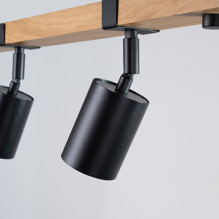 SOLLUX SL.1346 FAGER Lámpara de Techo 4L Negro