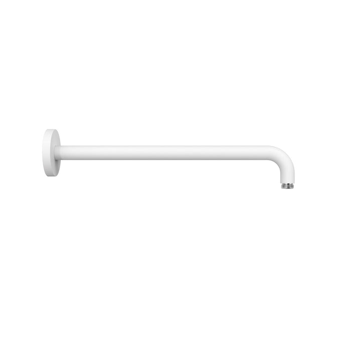 TRES 13462104BM SHOWER ACCESSORIES Wall Arm Matte White Color