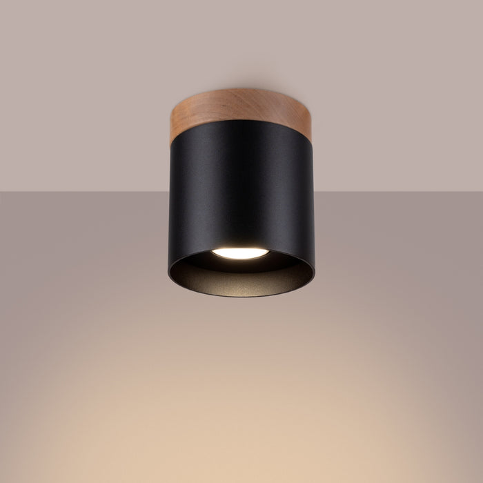 SOLLUX SL.1349 RIF Lámpara de Techo Negro