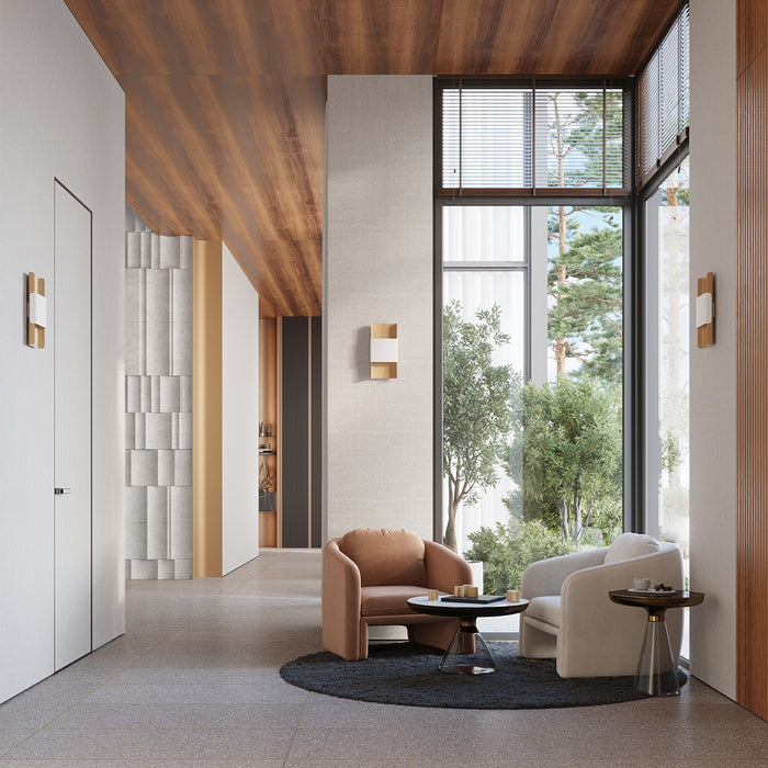 SOLLUX SL.1353 DURLIN Aplique Oro/Blanco