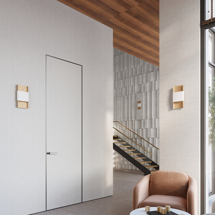 SOLLUX SL.1353 DURLIN Aplique Oro/Blanco