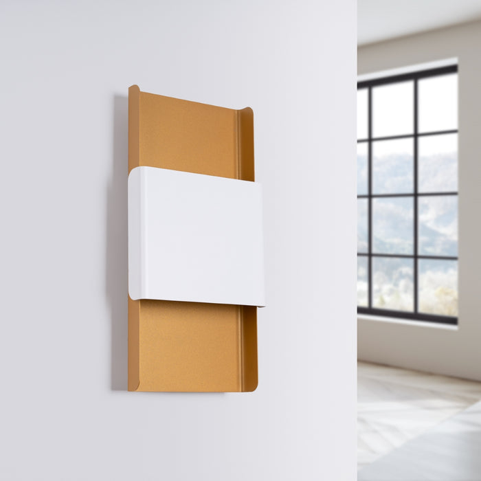 SOLLUX SL.1353 DURLIN Aplique Oro/Blanco