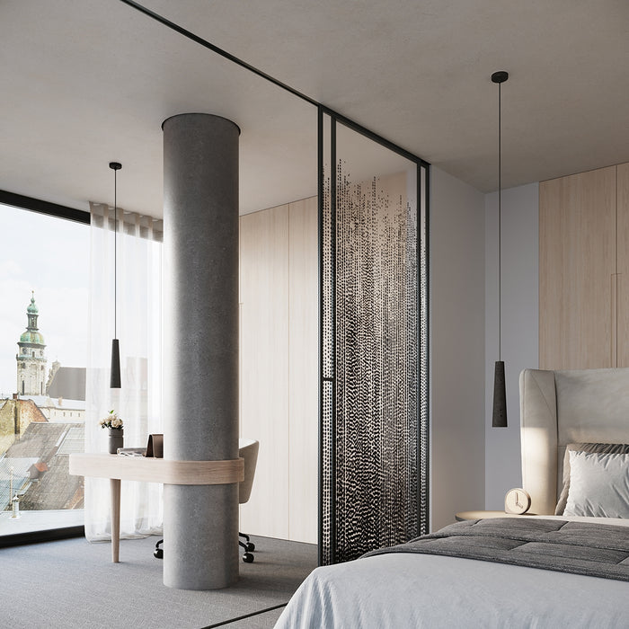 SOLLUX SL.1355 ELECTRA Lámpara Colgante Hormigón Negro