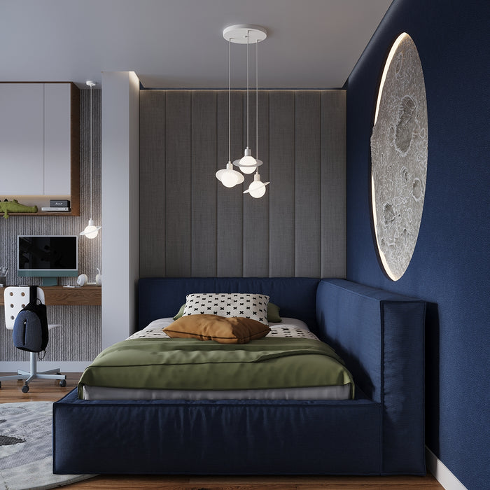 SOLLUX SL.1356 HYPERION Lámpara Colgante 1 Blanco