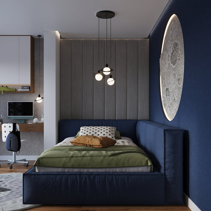 SOLLUX SL.1358 HYPERION Lámpara Colgante 1 Negro