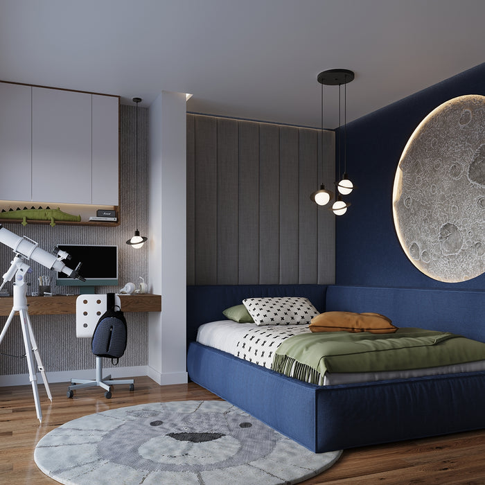 SOLLUX SL.1359 HYPERION Lámpara Colgante 3P Negro