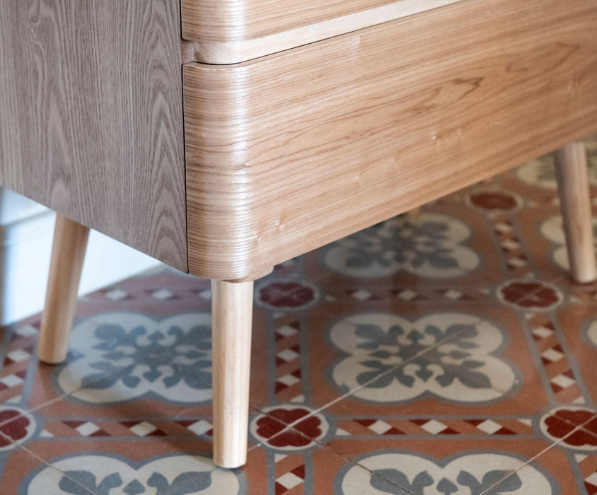 ANDREA HOUSE MU23031 Cómoda Madera Fresno 65x35x82 cm