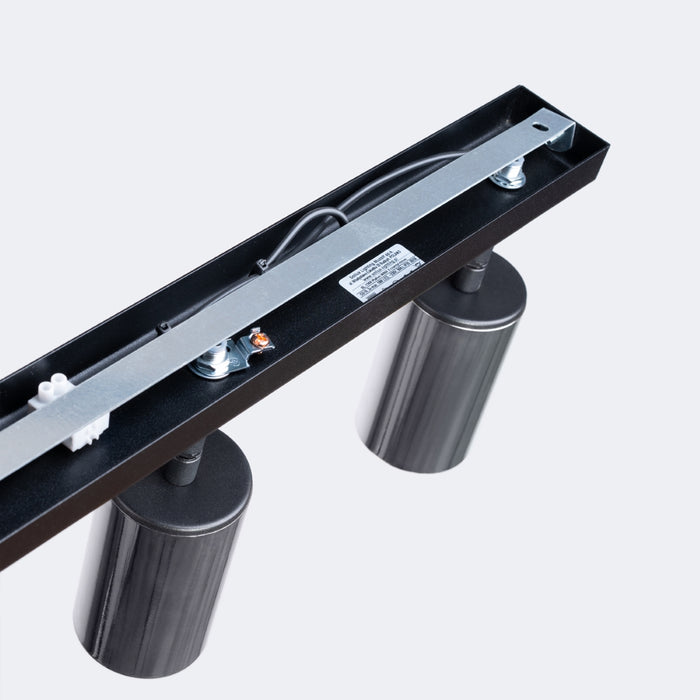 SOLLUX SL.1368 WINX Lámpara de Techo 3 Negro/Cromo