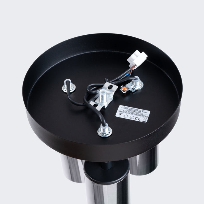 SOLLUX SL.1369 WINX Lámpara de Techo 3P Negro/Cromo