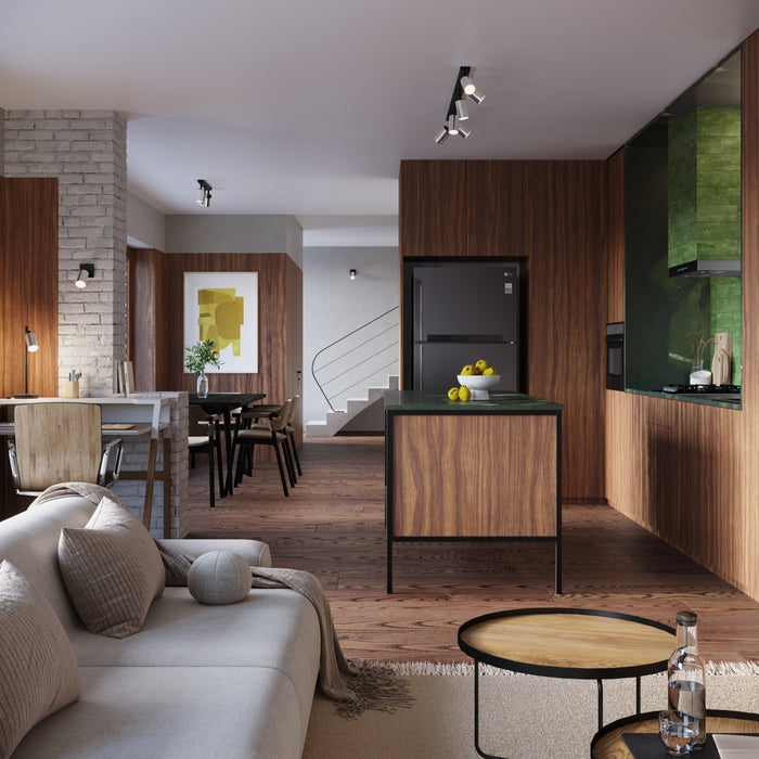 SOLLUX SL.1370 WINX Lámpara de Techo 4 Negro/Cromo