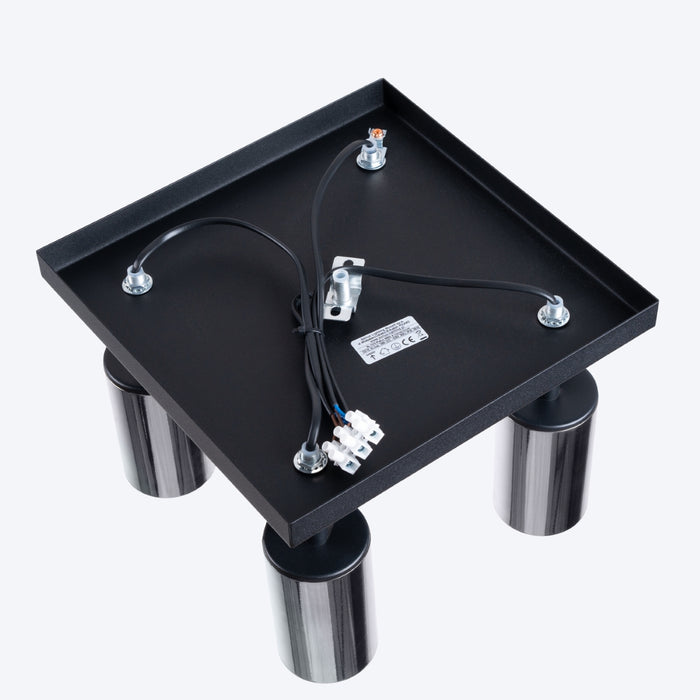 SOLLUX SL.1370 WINX Lámpara de Techo 4 Negro/Cromo