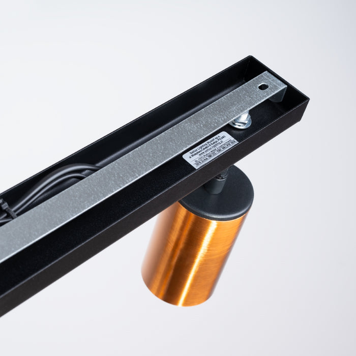 SOLLUX SL.1375 WINX Ceiling Lamp 2 Black/Copper