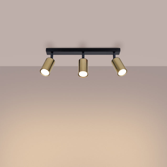 SOLLUX SL.1384 WINX Ceiling Lamp 3 Black/Copper