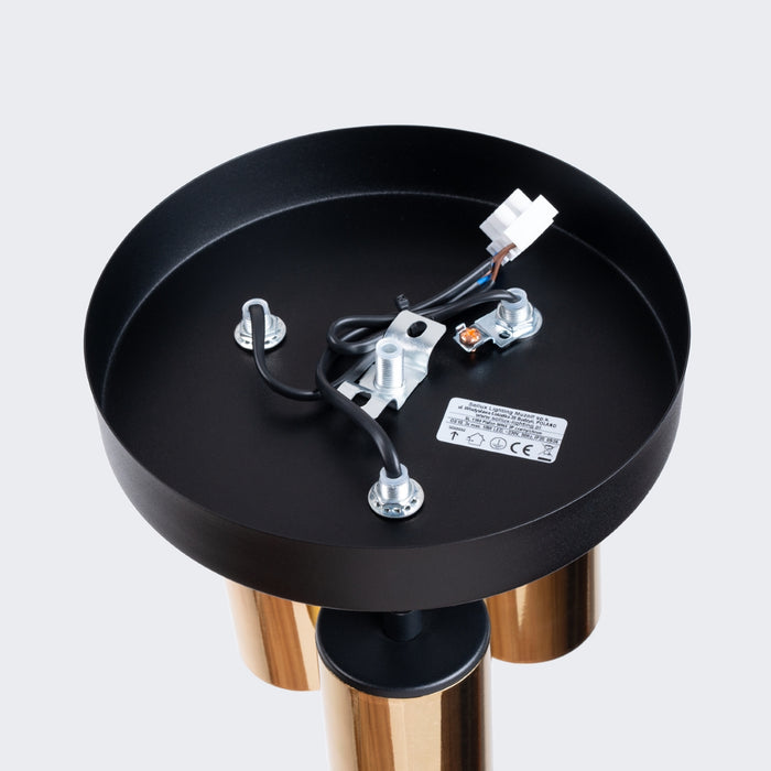 SOLLUX SL.1385 WINX Lámpara de Techo 3P Negro/Oro