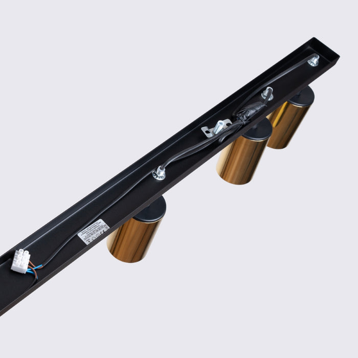 SOLLUX SL.1388 WINX 6L Ceiling Lamp Black/Gold