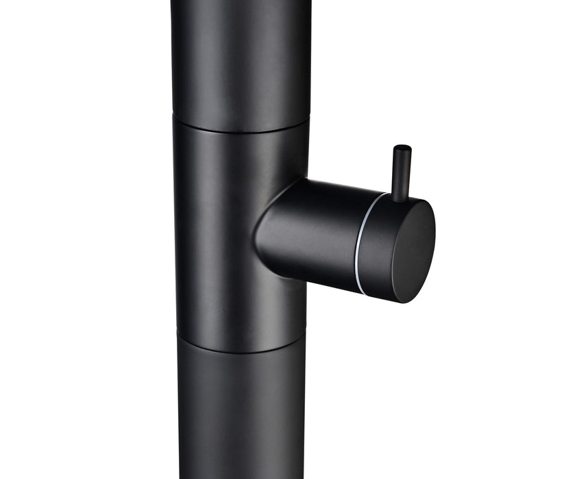 POOLIMEX GPO006/ANG OREGÓN Grifería De Piscina Acero S.316 Negro Mate