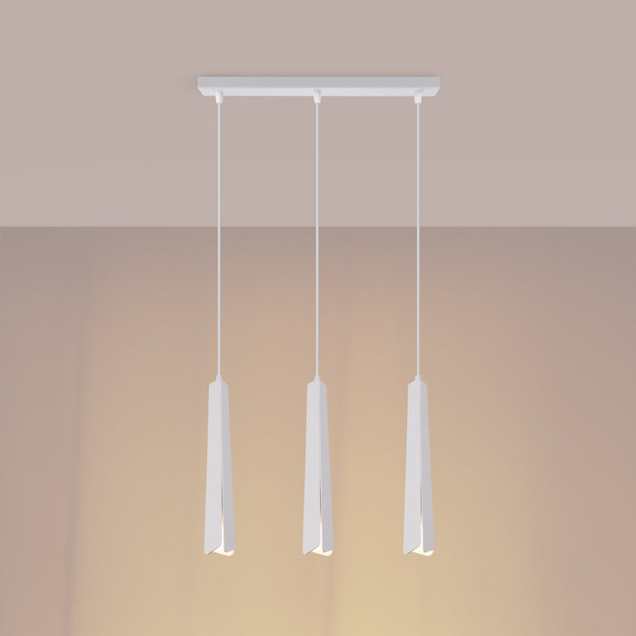 SOLLUX SL.1399 PRYSM Lámpara Colgante 3L Blanco