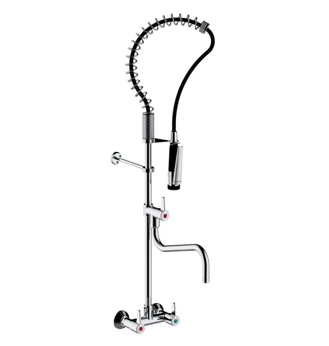 PRESTO 70826 Columna industrial mezcladora bimando Cromo