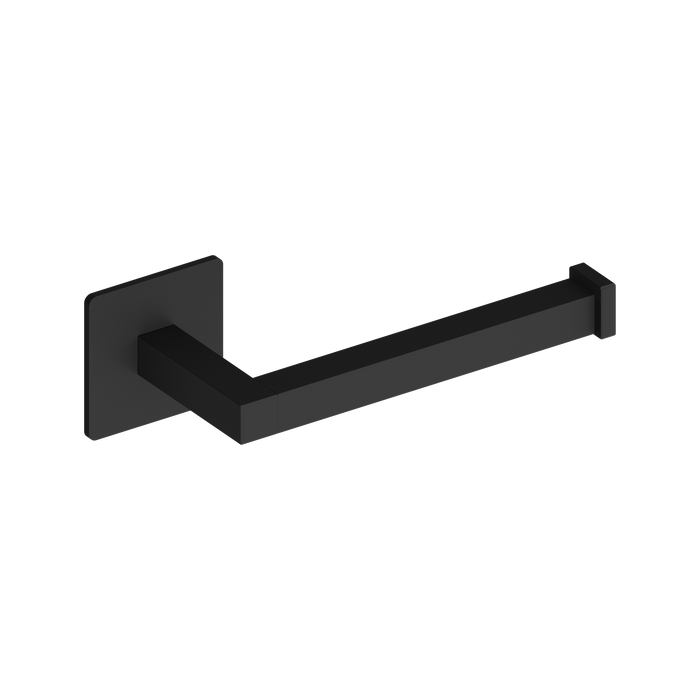 BELTRAN 20194 LUKA Toilet Paper Holder Without Cover Matte Black Adhesive