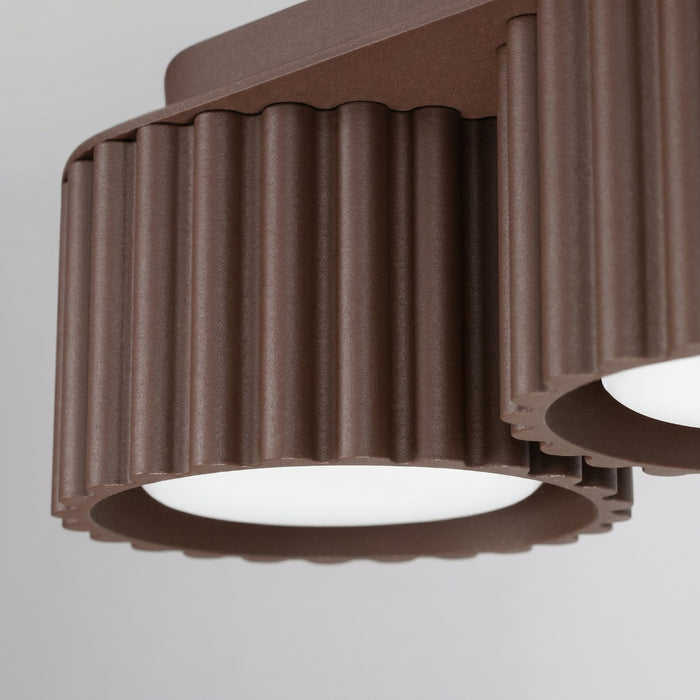 SOLLUX SL.2642 Plafón AURA 3 marrón Gx53