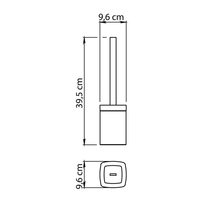 GEDY A9331300000 IL GIGLIO Escobillero Cromo